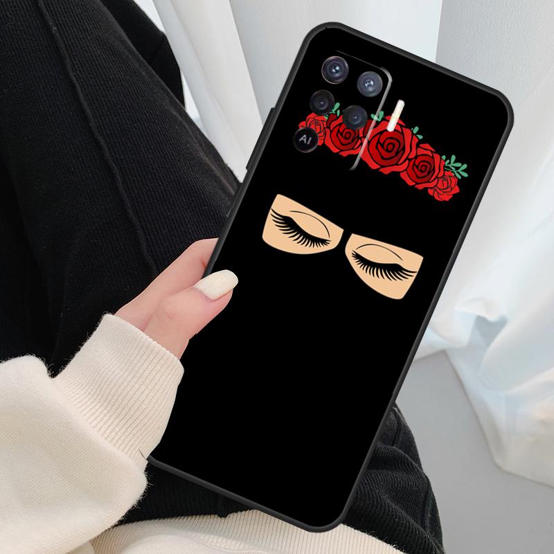 Мусульманский Исламский Чехол-Хиджаб для Девочек Арабский Для Oppo A18 A38 A58 A78 A98 A80 A60 A40 A96 A76 A16 A94 A74 A54 A15 A17 A57 A77 A5 Pro