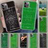 Чехол для телефона 'Футбольная тактика Время' для iPhone 11 12 13 Mini 14 15 Plus 16 Pro Max 17 Air 7 8 + SE Художественный Индивидуальный Fund