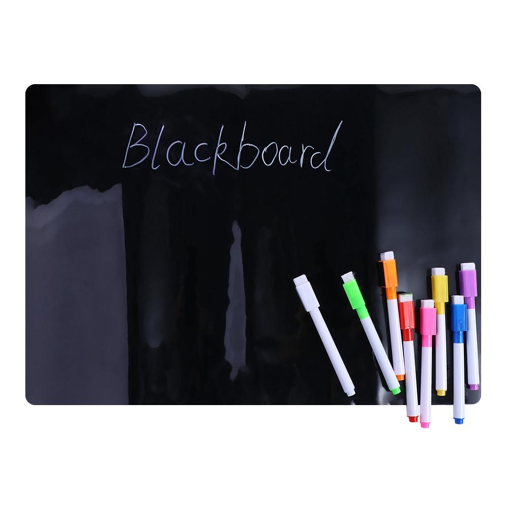 PET Blackboard Stickers Schedule Magnetic Drawing Board School Chalkboard   Kids Gifts