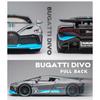 1/32 Игрушечная машина Bugatti Divo Металлическая игрушка Сплав Автомобиль Литье под давлением и Игрушечные транспортные средства Модель автомобиля Миниатюрная модель Автомобильные игрушки для детей Рождественский подарок