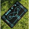 Hockey Training Mat Indoor Practice Non-Slip Sound Absorbing Durable PU Floor Pad 150x90cm Blue
