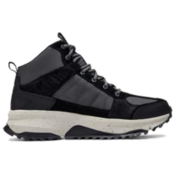 Skechers Уличные ретро-кеды для походов, прочные, средней высоты, мужские, черные, серые 237315-BLK