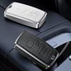 Aluminum Alloy Leather Car Key Case Cover for Land Rover Defender Discovery Sport Range Rover Sport Velar Evoque Jaguar XE XF