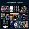 Умные многофункциональные часы 2024 года с Bluetooth, NFC и спортивным силиконовым ремешком для здоровья