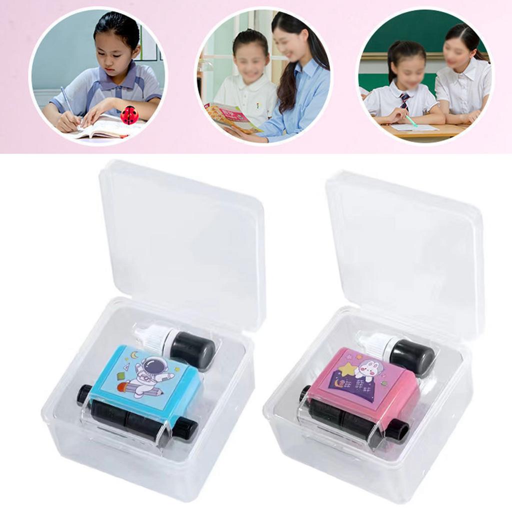 Марки для математической практики для детей, студенческие многоразовые, простые в эксплуатации, портативные математические роликовые штампы для школы
