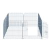 Free-Range Enclosure Puppy Playpen Puppy Fence Playpen Puppy Gate for Animals 8-Piece W63 x H60 cm