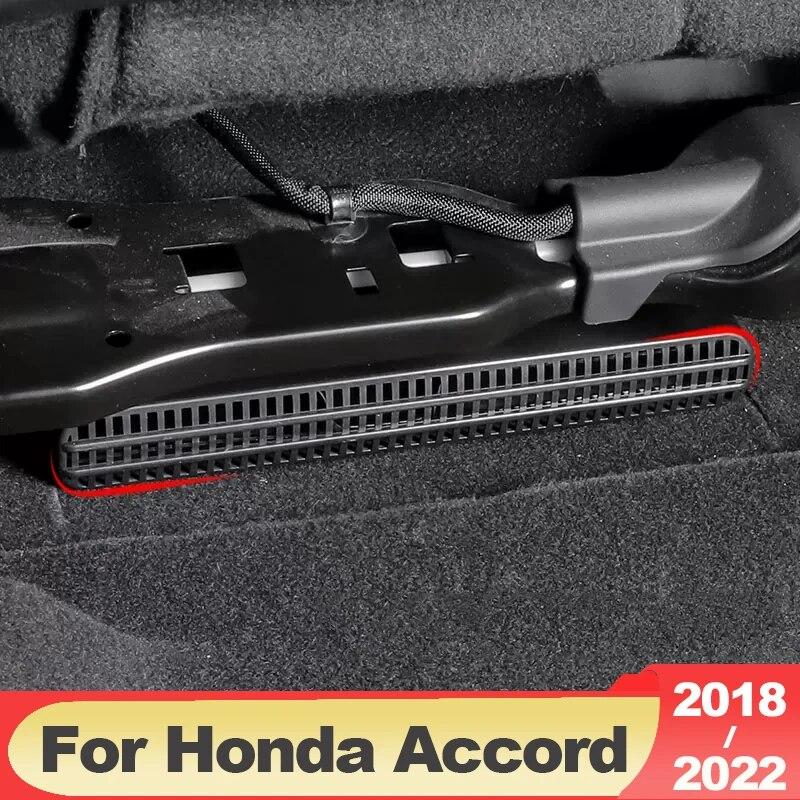 Для Honda Accord X 10th 2018 2022 заднее сиденье автомобиля под вентиляционным отверстием, чехол, защитная маска, автомобильные аксессуары