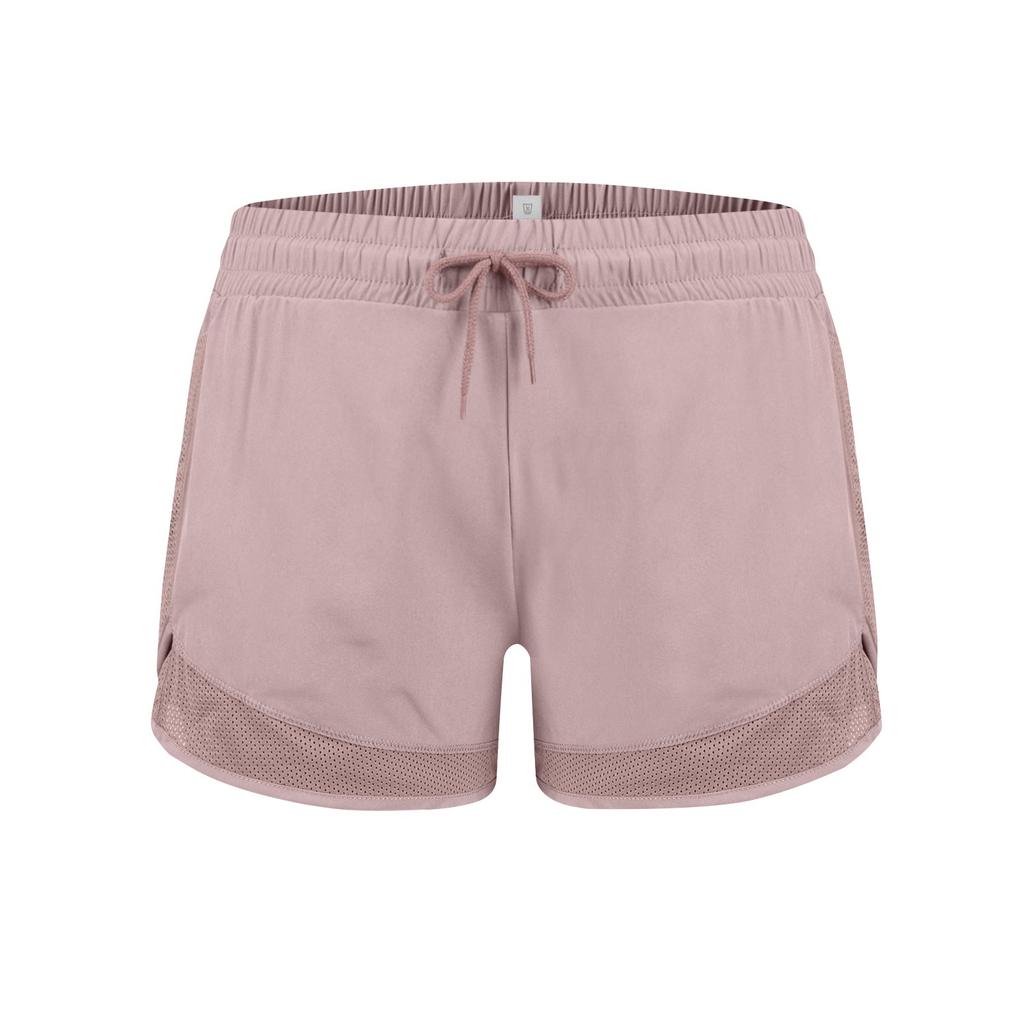 Женские однотонные эластичные быстросохнущие брюки для йоги на талии, шорты для бега