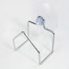 1pc Portable Suction Cup Stainless Steel Drain Rack Cleaning Cloth Shelf Dish Drainer Sponge Holder Sink Rack Kitchen Accessories