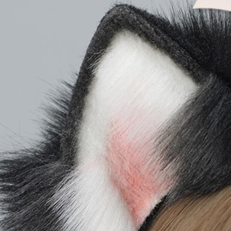 Halloween Cartoon Cat Ears Hair Hoop Woman Headband Makeup Headband for Easter Carnivals Cosplay Hair Accessories