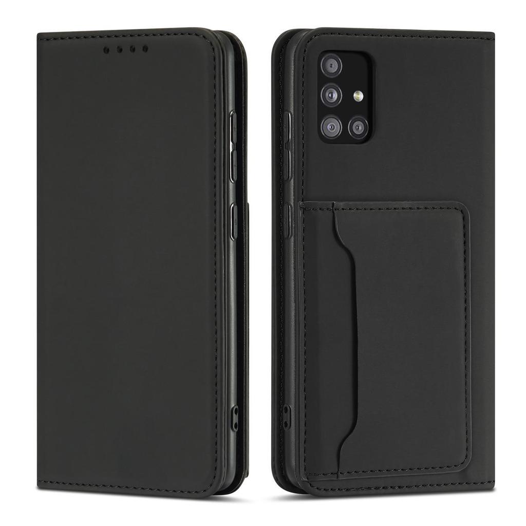 Hurtel Samsung Galaxy A12 5G Wallet Case - Black