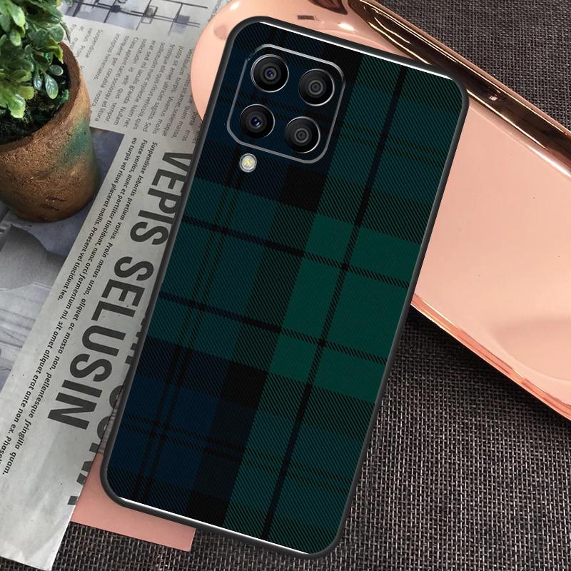 Тартан клана Фрейзер Чехол Для Samsung Galaxy M32 M31 M12 M52 M13 M33 M53 M11 M51 M15 M55 M14 M34 M54 M20 M30s