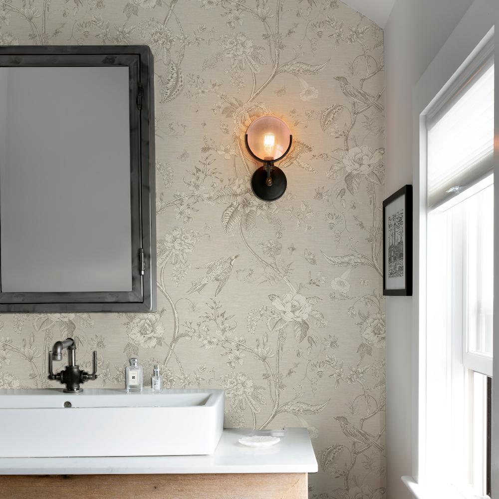 Ретро Светло-желтые Цветочные Обои Элегантная Самоклеящаяся Водонепроницаемая Наклейка для Шкафа Съемный ПВХ Водонепроницаемый Домашний Декор