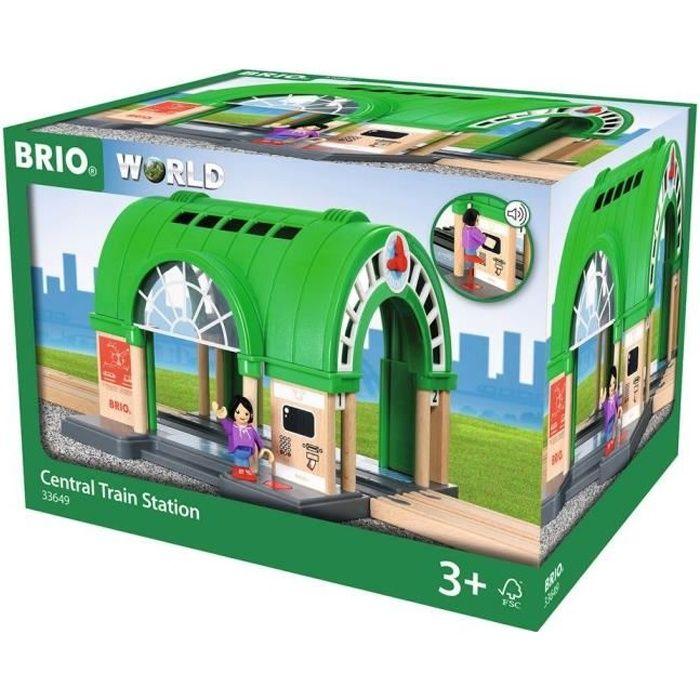 BRIO - Gare Centrale Sonore - Circuit de train en bois - Ravensburger - Mixte dès 3 ans