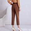 JESSIE Women's Slimming Straight-Leg Ankle Suit Trousers JMCAH094