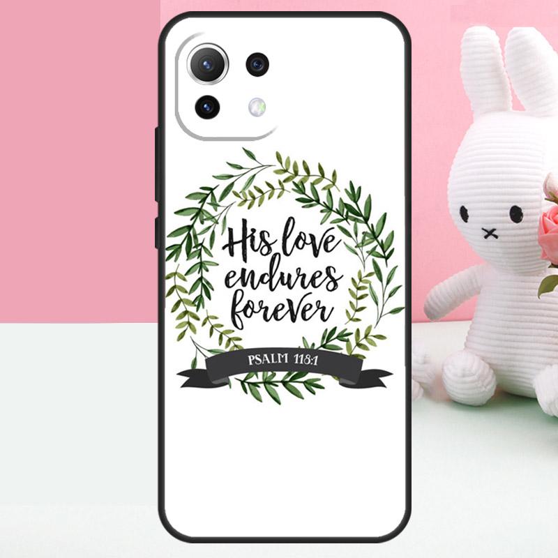 Bible Qutoes Verse Belief God Jesus Case For Xiaomi 17 Pro Max 14 15 Ultra 13T 14T 15T POCO X7 Pro X5 X6 F5 F6 F7 F8 Ultra Funda