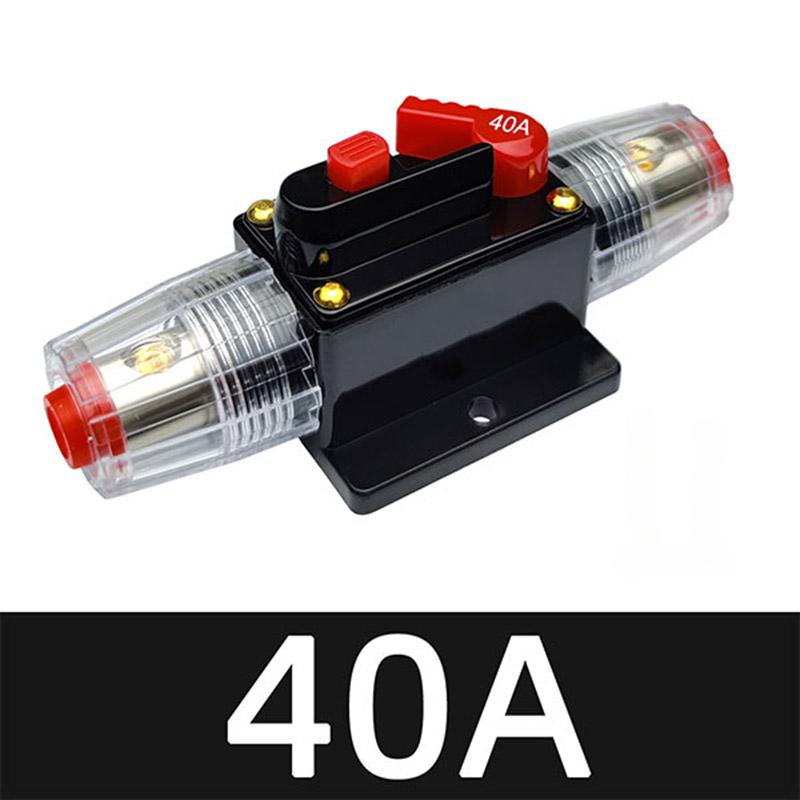 20A to 300A 12V-48V Circuit Breaker Power Protect Fuse Trolling with Reset Waterproof Car Boat 30A 80A 100A 300A Fuse Holders1