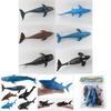 Набор фигурок морских животных для детей с прочной пластиковой конструкцией для обучения