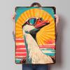 Vintage Sunset Goose Metal Poster Decor for Room Decoration Custom Metal Signs Tin Plates for Wall Art Decoration Man Cave Retro
