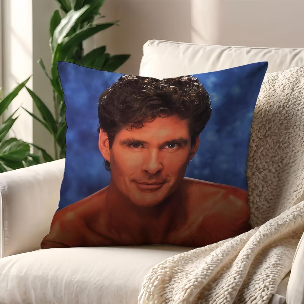 David HHasselhoff Jacket cushion cover Best Home Office Coffee Pillow Sofa Printing Decoration Room Shop Car Nordic Simplicity
