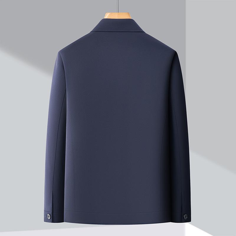 Мужская шерстяная куртка - Business Casual для среднего и пожилого возраста
