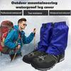 1 Pair Outdoor Leg Gaiter Adjustable Waterproof Men Women Hiking Climbing Snow
