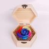 2024New Wooden Soap Box Flower Rose Small Wooden Box Gift Wood Soap Case Valentine Day Handmade Flower Soap Flower Birthday Gift