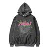 Mens Hooded Sweatshirt With Letter Print Loose Fit Casual Streetwear Unisex Couple Outfit