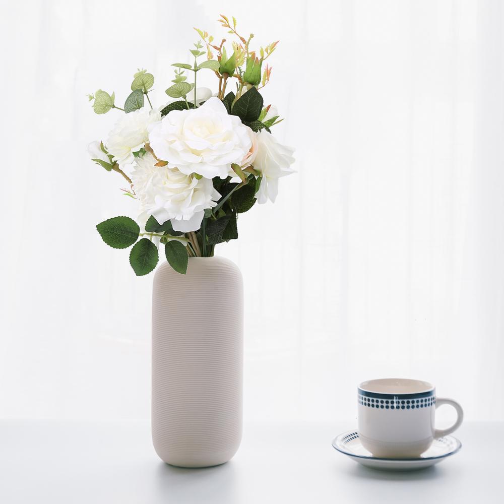 10 шт. искусственных цветов Real Touch, головка 10 см, венок своими руками, подарочная коробка, шелковые цветы для свадебных украшений, украшения стола для детского душа