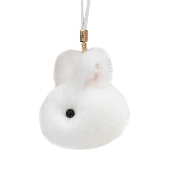 Keychain Imitation Mink Fur Rabbit Charm Key Chain Backpack Car Keys Wallet Lightweight Portable Hanging