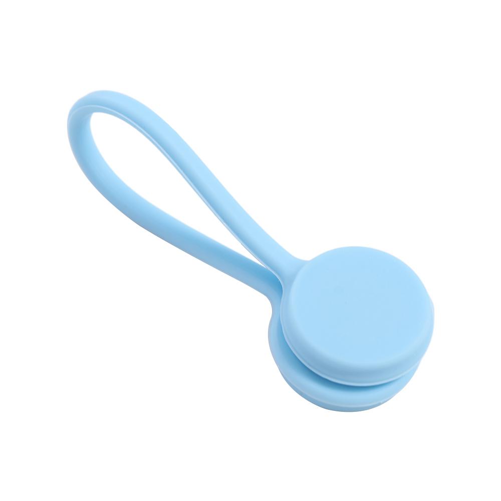 5PCS Magnetic Fabric Clips Set Silicone Cable Ties Fabric Huggers String Binding