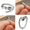 New Lady Men Gifts Personality Ring Lizard Jewelry Chameleon Ring