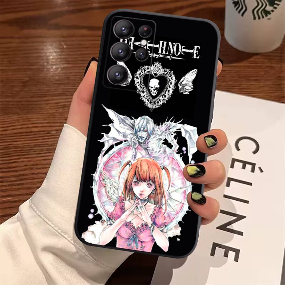 Misa anime D-Death N-Note Case For Samsung Galaxy Case S25 S23 S22 S21 S30 S20 S10 Ultra Plus FE TPU Soft Cover