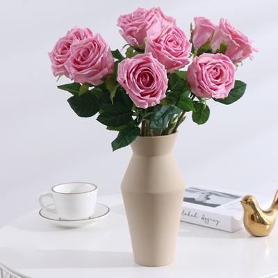 Имитация цветка, привлекательный яркий цветочный букет, искусственная роза для общежития