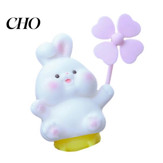 Non-drilling Car Mount Ornament Cartoon Windmill Decoration with Soft Doll Cute Rotary for Dashboard Universal Buckle Accessory Handlebar &