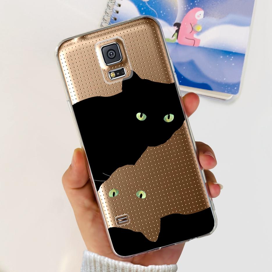 Чехол для Samsung Galaxy S5 SM-G900F G900I G900M Стильный painted Cover Мягкий силиконовый чехол для телефона Для Samsung S5 S 5 GalaxyS5 Shell