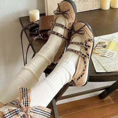 Кошка и диван/Женские туфли с леопардовым принтом Мэри Джейн, ретро клетчатые летние балетки, повседневные французские балетки