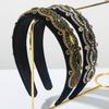 High Quality Velvet Headbands Diamond Studded Super Flash Hairband Hair Accessories For Women's Party Hair Band Hoop Headwear