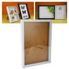 Picture Frame with Bracket sy to Disassemble Plastic Decorative Photo Frame for Dried Flowers Shells