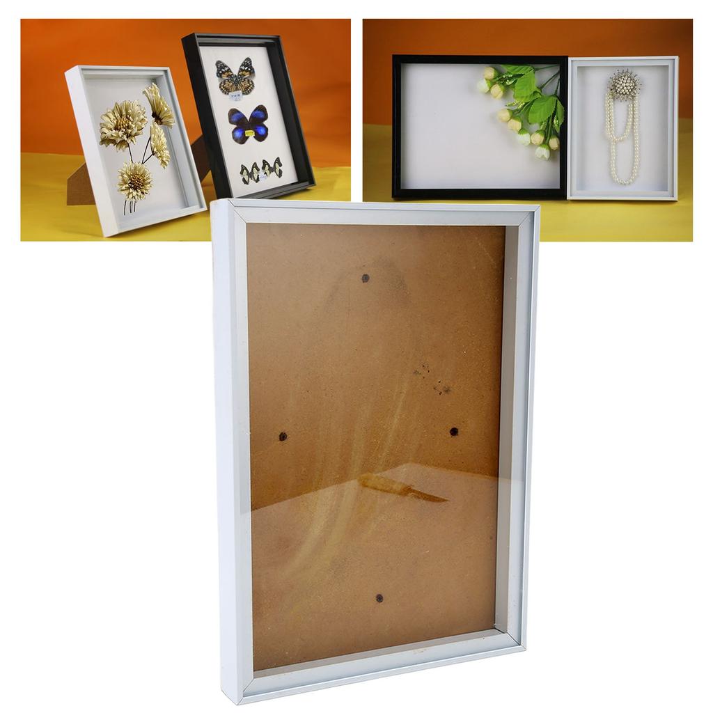 Picture Frame with Bracket sy to Disassemble Plastic Decorative Photo Frame for Dried Flowers Shells