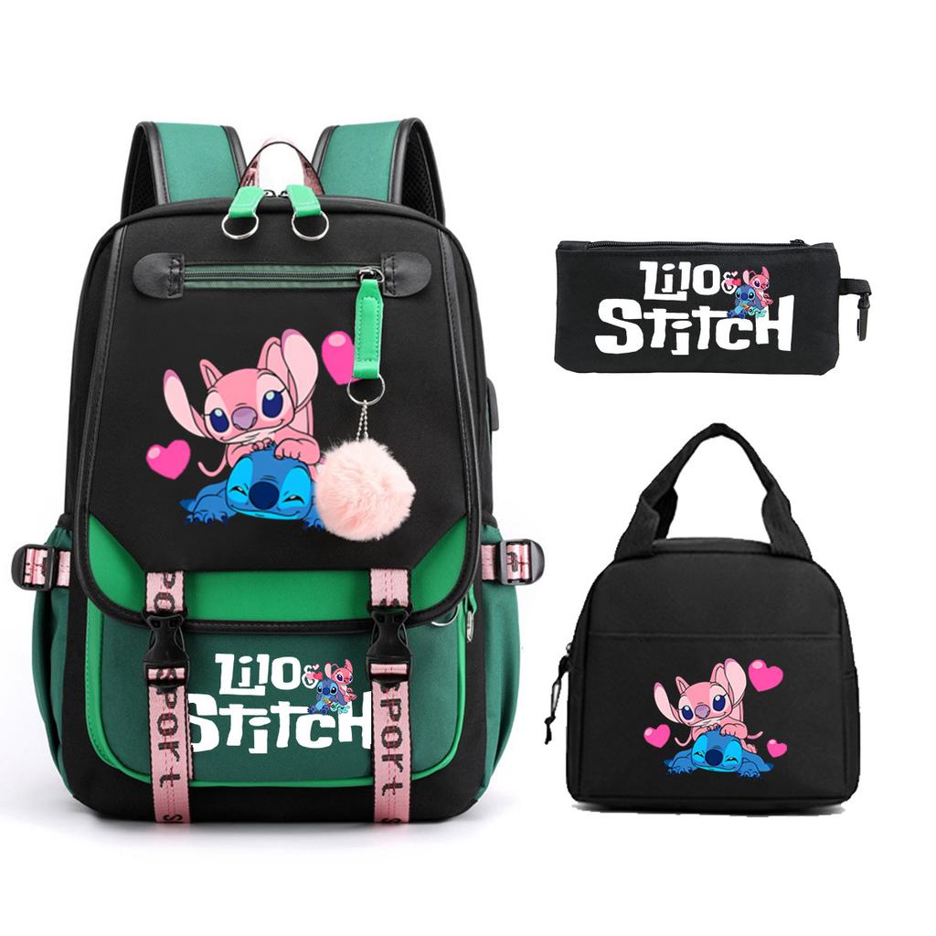 Cute Cartoon Peripheral Printing Children'S Schoolbag Student Leisure Backpack Set
