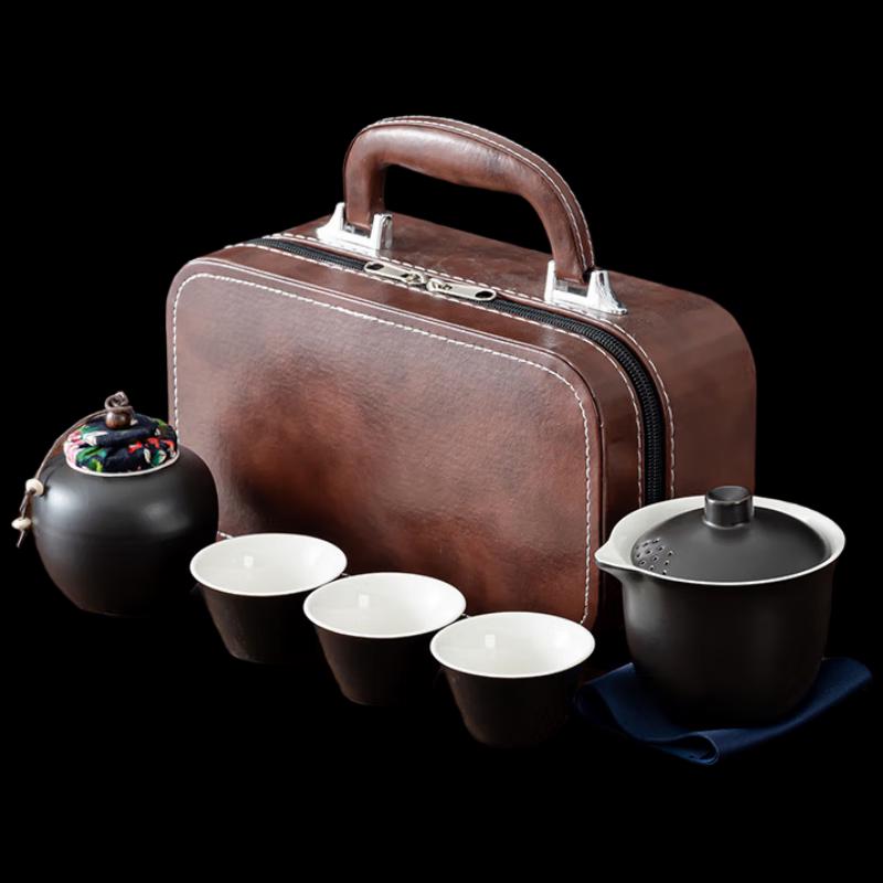 Elegant Portable Travel Tea Set