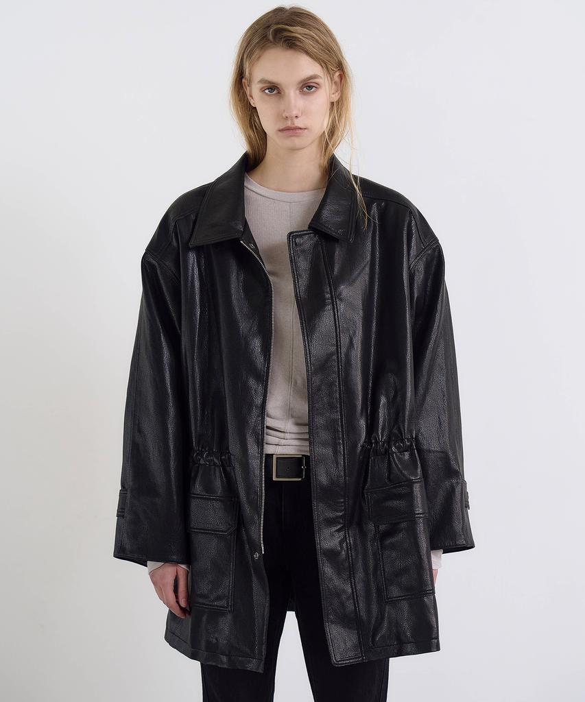 THE N:L Over Leather Jacket