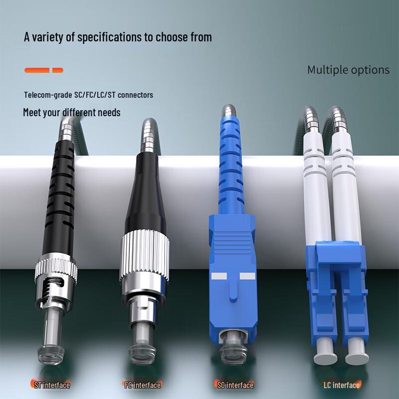 Dasheng Optic Telecom-Grade Outdoor Armored Single-Mode Fiber Patch Cable