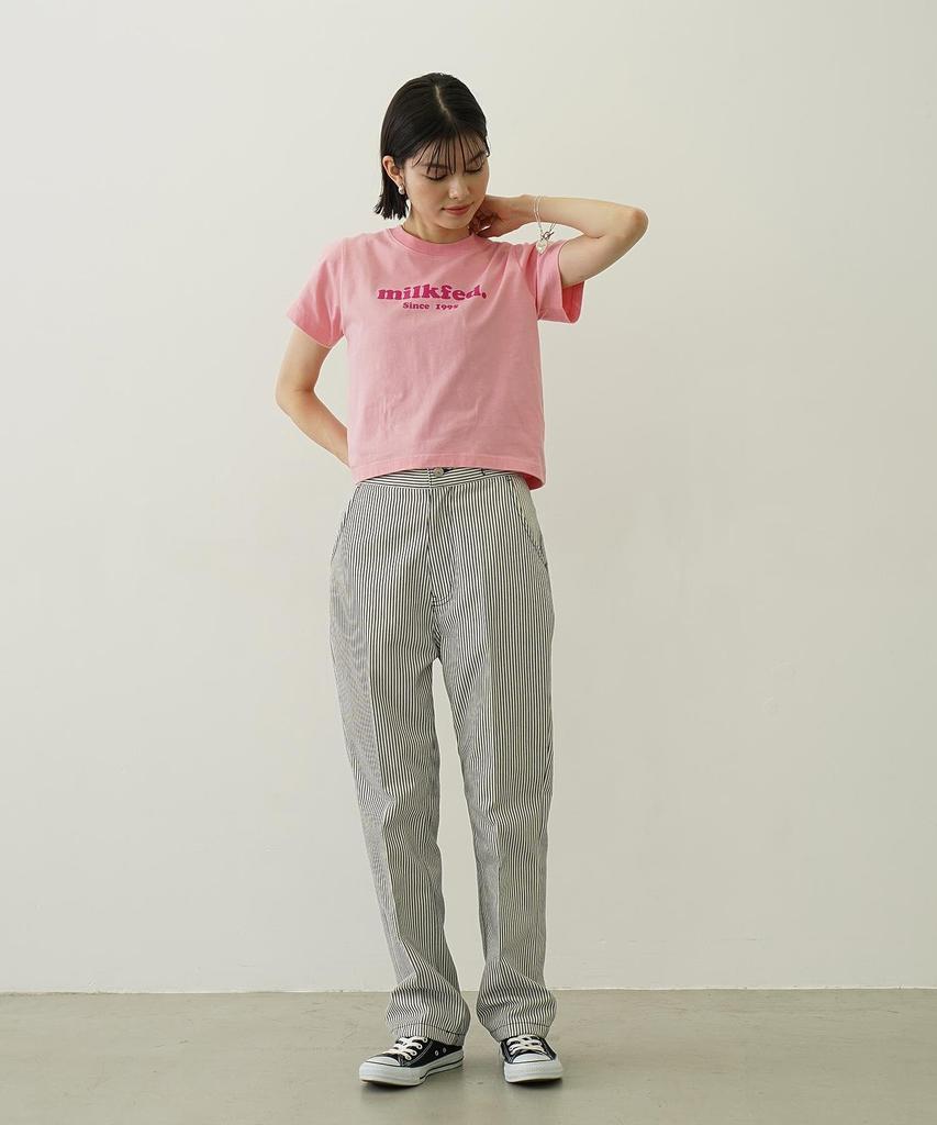 Milkfed Cooper Logo Compact Short Sleeve COOPER LOGO COMPACT Small Tee, S/S TEE, 103252011007, LtPINK,
