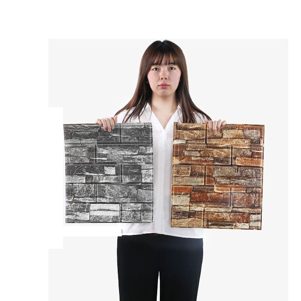 Влагостойкие и устойчивые к плесени обои из вспененного кирпича, наклейки на стены для гостиной, спальни, кухни