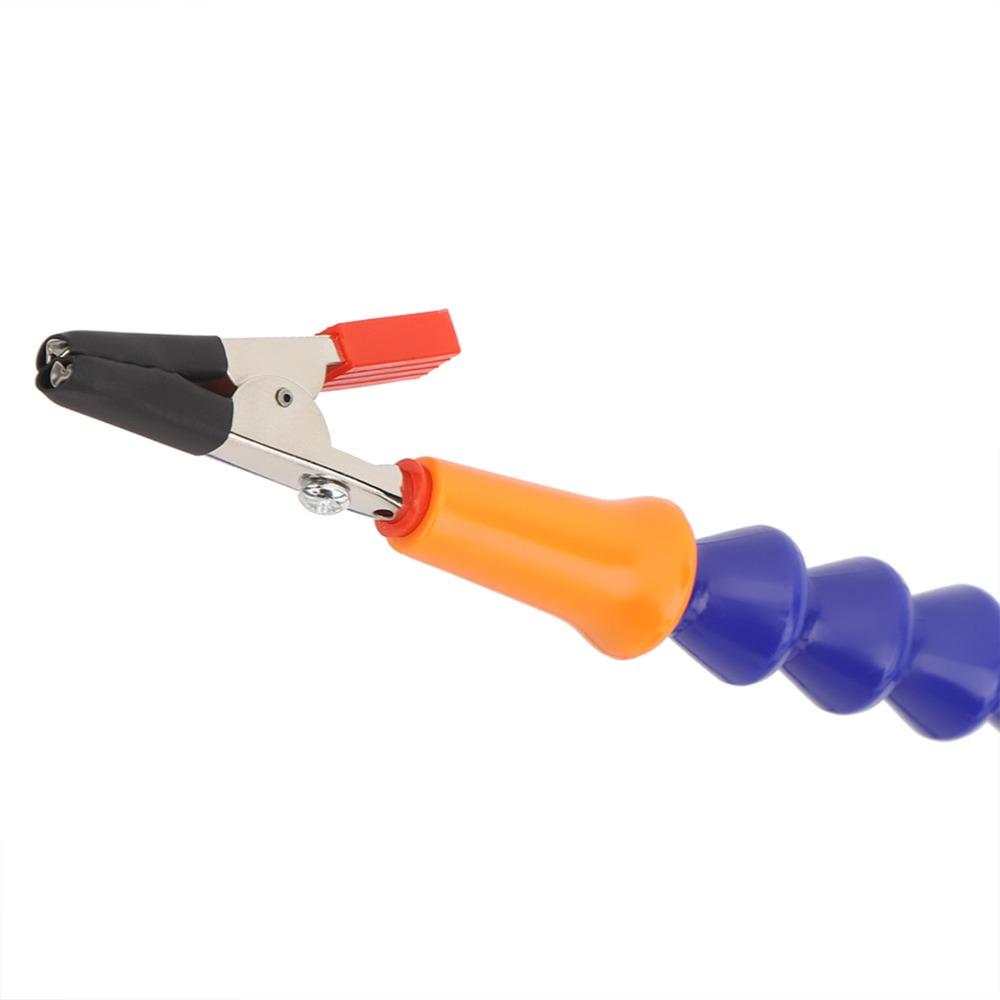 7pcs Flexible Arms Flexible Soldering Holder Blue Wire Clip Holder Circuit Board Repairing