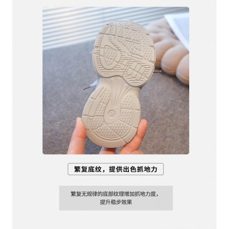 Kids Chunky Sneakers Girls Boys Breathable Mesh Upper Lightweight Casual Shoes Fall Outdoor Walking