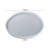 Форма из силикона для DIY-изделий из эпоксидной смолы с кристаллами, большая круглая форма для столешницы-реки