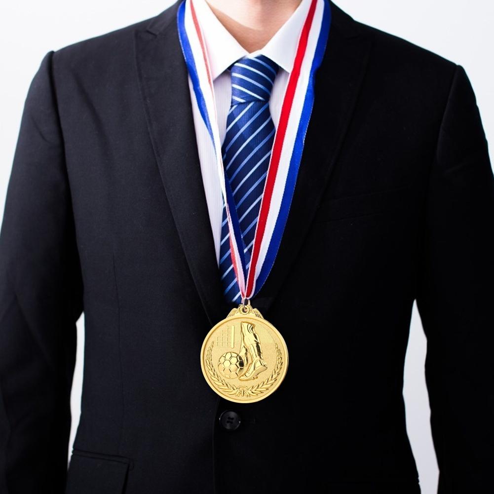 Gold Silver Bronze Medals School Sports Football Volleyball Competition Games Prize Trophy Commemorative Medal soccer trophies